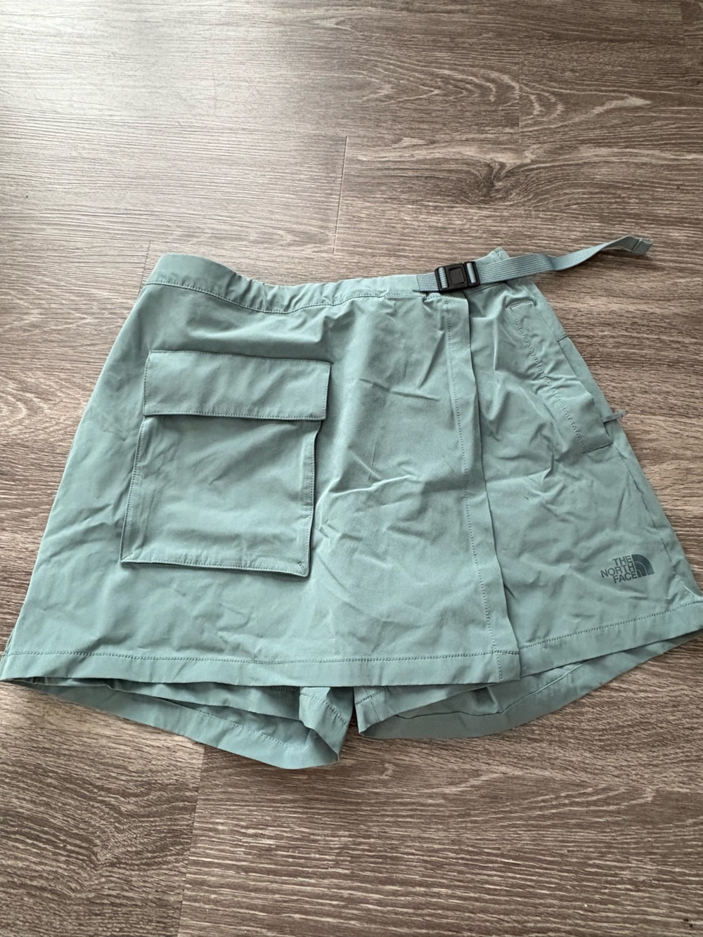 The North Face Teal Utility Skort with Side Buckle